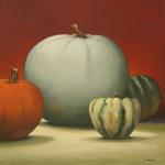 Winter Squash, Oil on Canvas 14" x 14", Private Collection